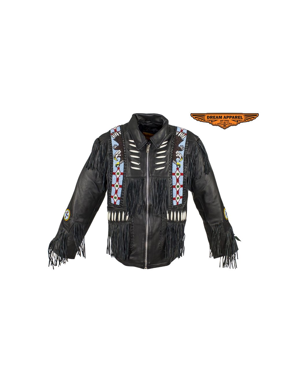 Genuine leather jacket mens blue leather jacket magnet pockets