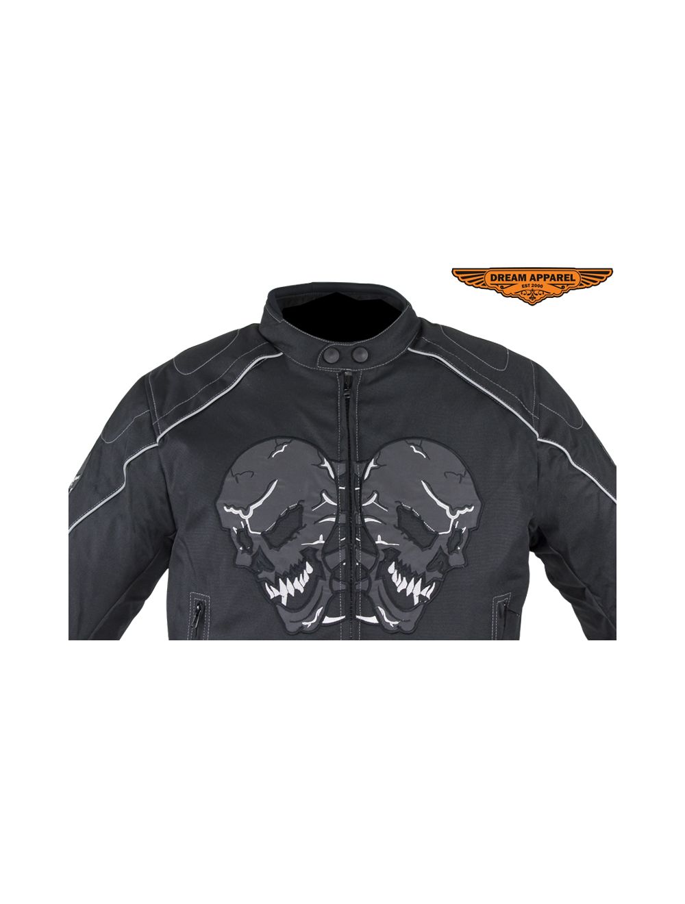 Reflective hot sale skull jacket