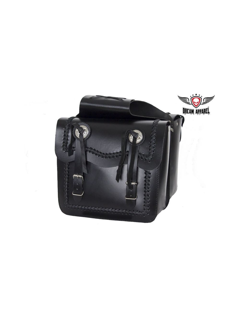 Genuine on sale leather saddlebags